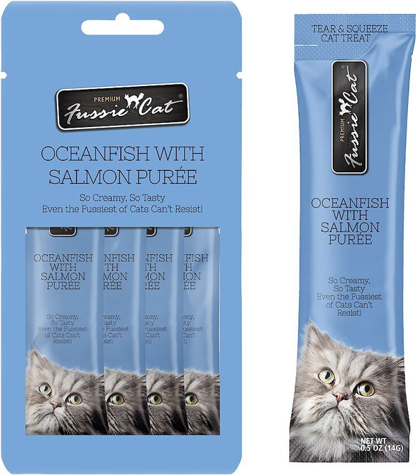 Fussie Cat Oceanfish with Salmon Puree Cat Food