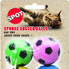 Spot Fun Sponge Soccer Balls Cat Toy