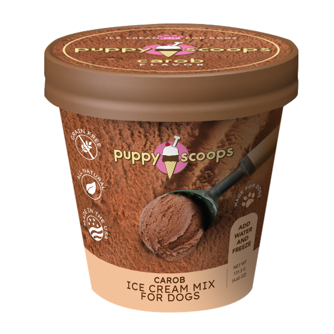 Puppy Scoops Carob Ice Cream Mix Dog Treat
