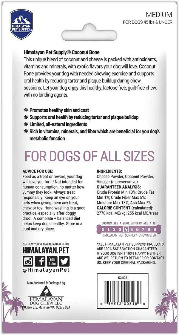Himalayan Pet Supply Coconut Bone With Cheese
