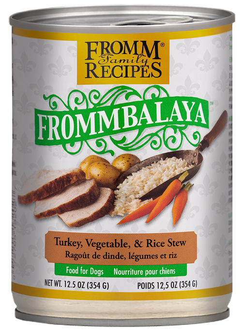 Fromm Frommbalaya Turkey, Vegetable, And Rice Stew Canned Dog Food