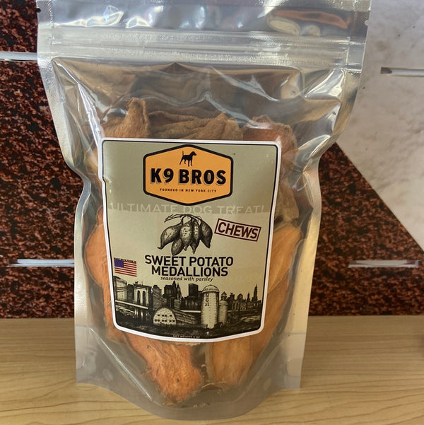 K9 Bros Small Sweet Potato Medallions