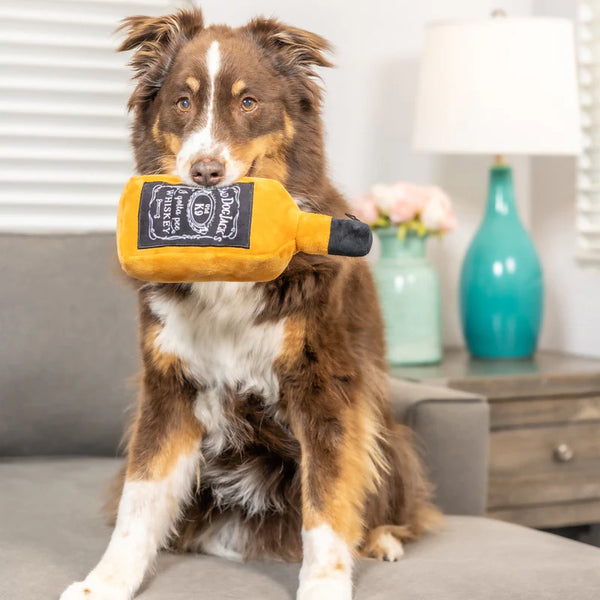Huxley and Kent Bad Dog Jacks Whiskey Dog Toy