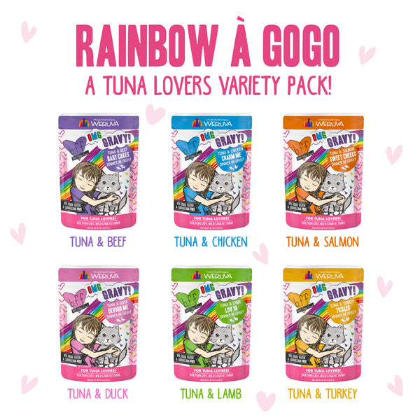 Weruva B.F.F. OMG Rainbow Á Gogo Variety Pouched Cat Food