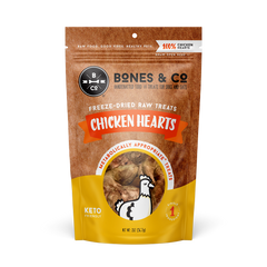 Bones & Co Chicken Hearts Freeze Dried Dog Treats