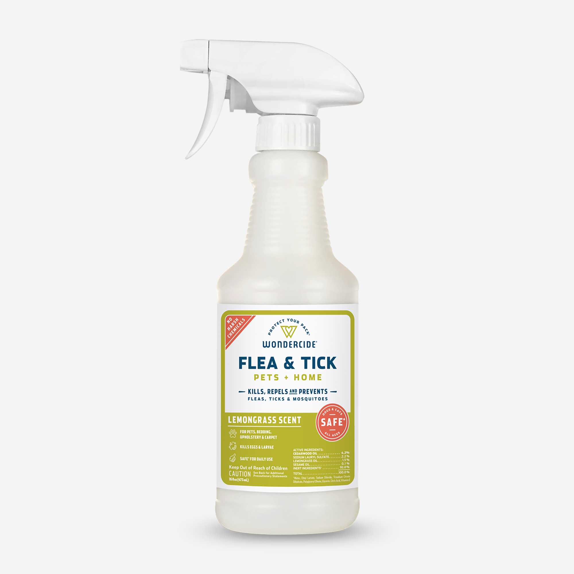 Wondercide Lemongrass Scent Flea & Tick Spray for Pets