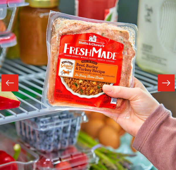 Stella & Chewy's Freshmade Beef, Barley & Turkey Gently Cooked Dog Food