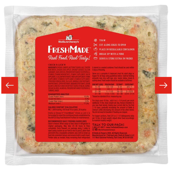 Stella & Chewy's Freshmade Chick-a-Lick'n Gently Cooked Dog Food