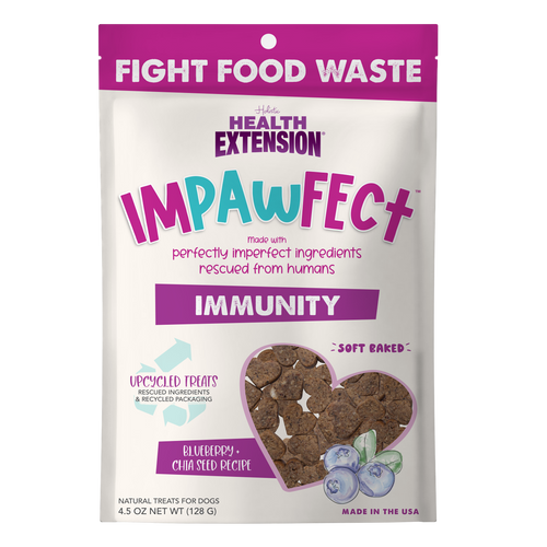 Health Extension Impawfect Blueberry & Chia Seeds for Immunity Support Dog Treats