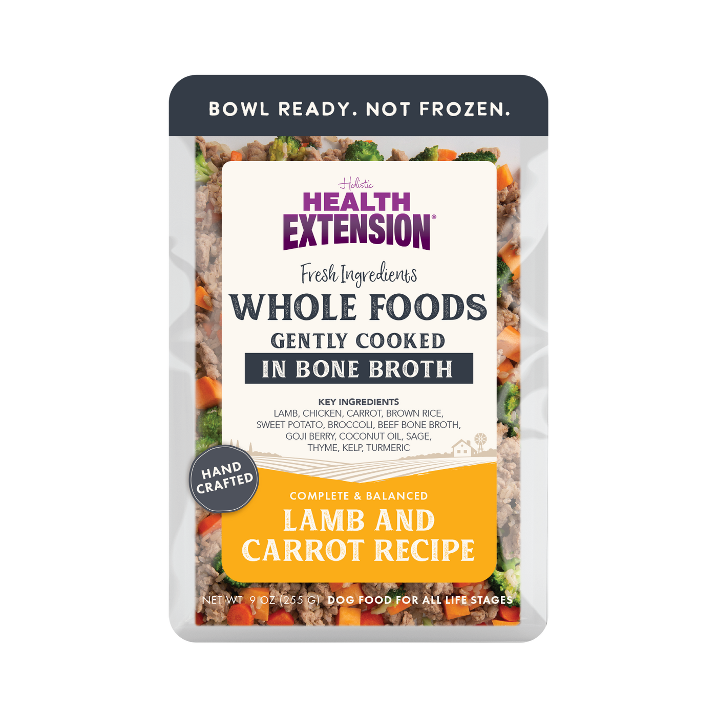 Health Extension Gently Cooked Lamb and Carrot Recipe Dog Food