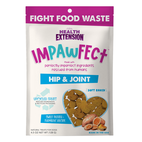Health Extension Impawfect Sweet Potato & Turmeric for Hip & Joint Support Dog Treats