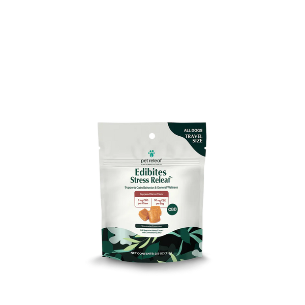 Pet Releaf Stress Releaf Travel-Size CBD Edibites For Dogs