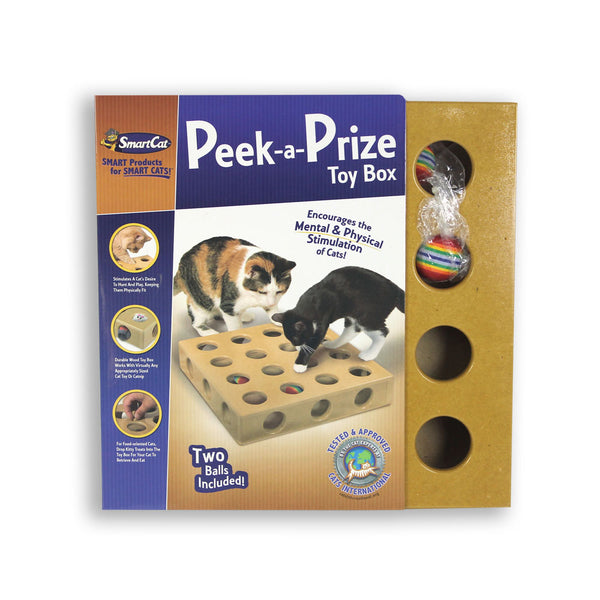 Pioneer Pet Peek-A-Prize Toy Box Cat Toy