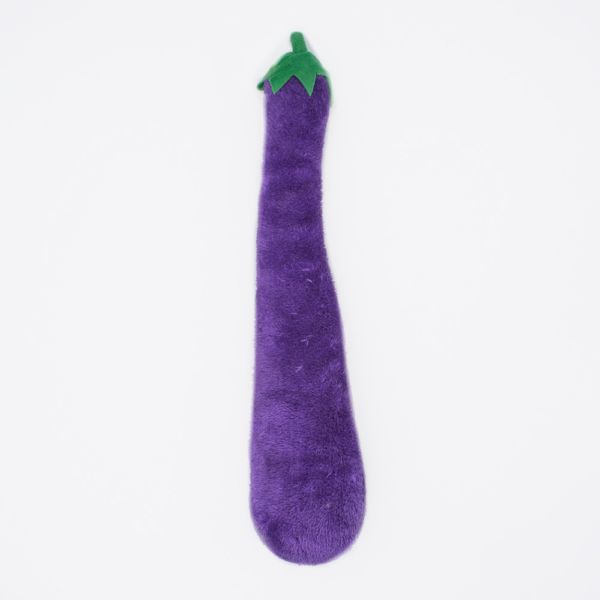 ZippyPaws Zippy Jigglerz Eggplant Dog Toy