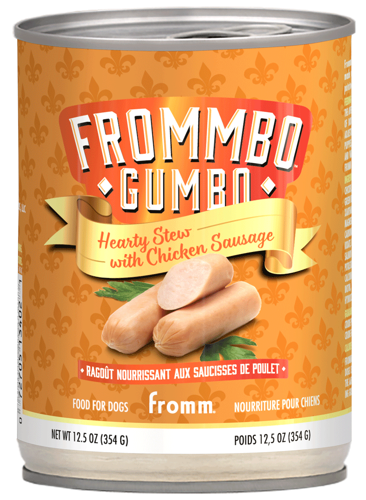 Fromm Frommbo Gumbo Hearty Stew with Chicken Sausage Canned Dog Food