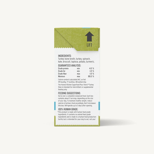 The Honest Kitchen Superfood Pour Overs Turkey Dog Treats