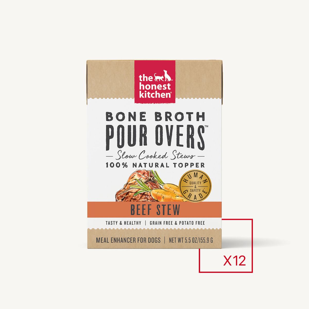 The Honest Kitchen Bone Broth Pour Overs Beef Flavor