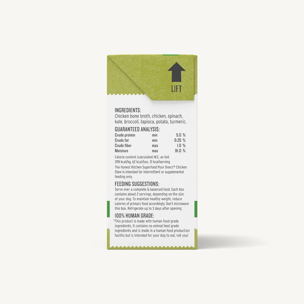 The Honest Kitchen Superfood Pour Overs Chicken Dog Treats