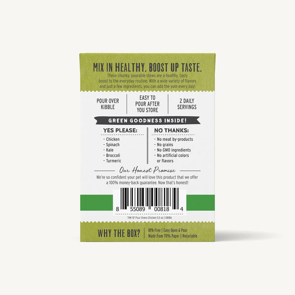 The Honest Kitchen Superfood Pour Overs Chicken Dog Treats
