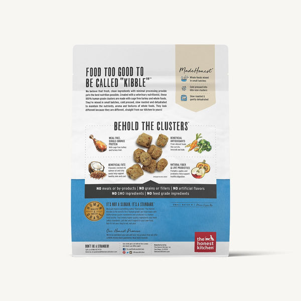 The Honest Kitchen Whole Food Clusters Grain Free Turkey Dog Food