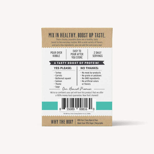 The Honest Kitchen Bone Broth Pour Overs Turkey & Salmon Flavor