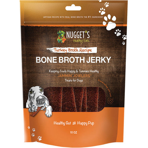 Nuggets Jammin Jowlers Turkey Jerky Dog Treats
