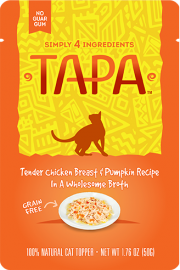 Rawz Tapa Chicken & Pumpkin Cat Topper