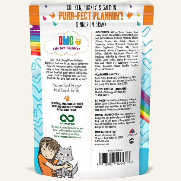 Weruva B.F.F. Omg! Purr-Fect Plannin'! Pouch Cat Food