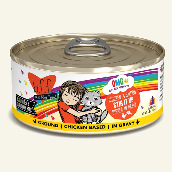 Weruva B.F.F. Omg! Chicken & Salmon Stir It Up Canned Cat Food