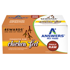 Answers Rewards Fermented Chicken Feet Raw Dog & Cat Treats