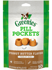 Greenies Pill Pockets Peanut Butter Flavor Dental Treats