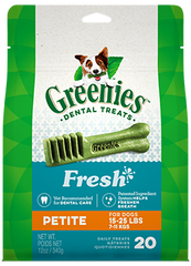 Greenies Fresh Petite Dog Dental Treats