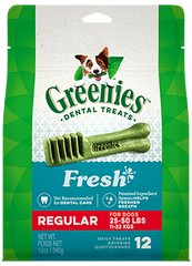 Greenies Fresh Regular Dog Dental Treats
