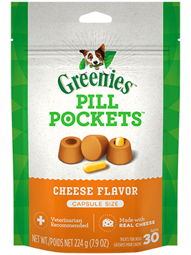 Greenies Pill Pockets Cheese Flavor Dog Dental Treats