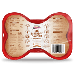 Puppy Cake Dog Birthday Cake Kit - Peanut Butter