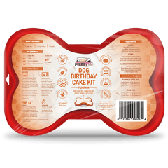 Puppy Cake Dog Birthday Cake Kit - Pumpkin