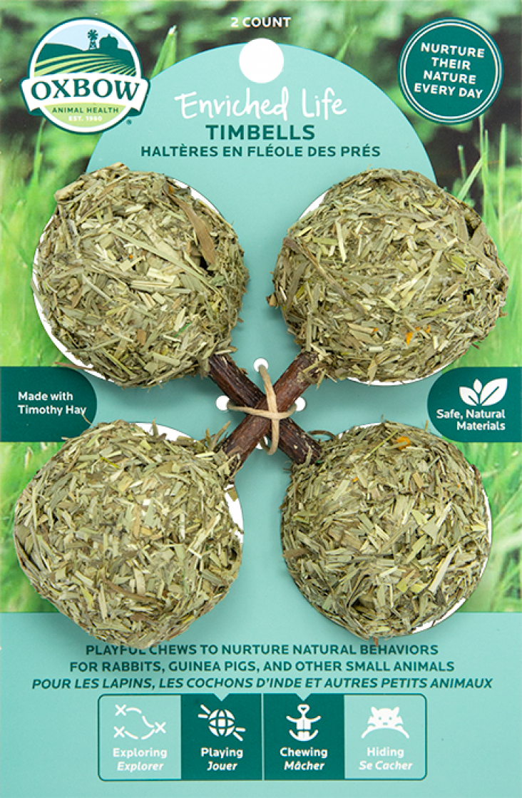 Oxbow Enriched Life Timbells Chew Toy for Small Animals