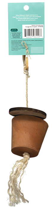 Oxbow Enriched Life Forage Pot Small Animal Chew Toy