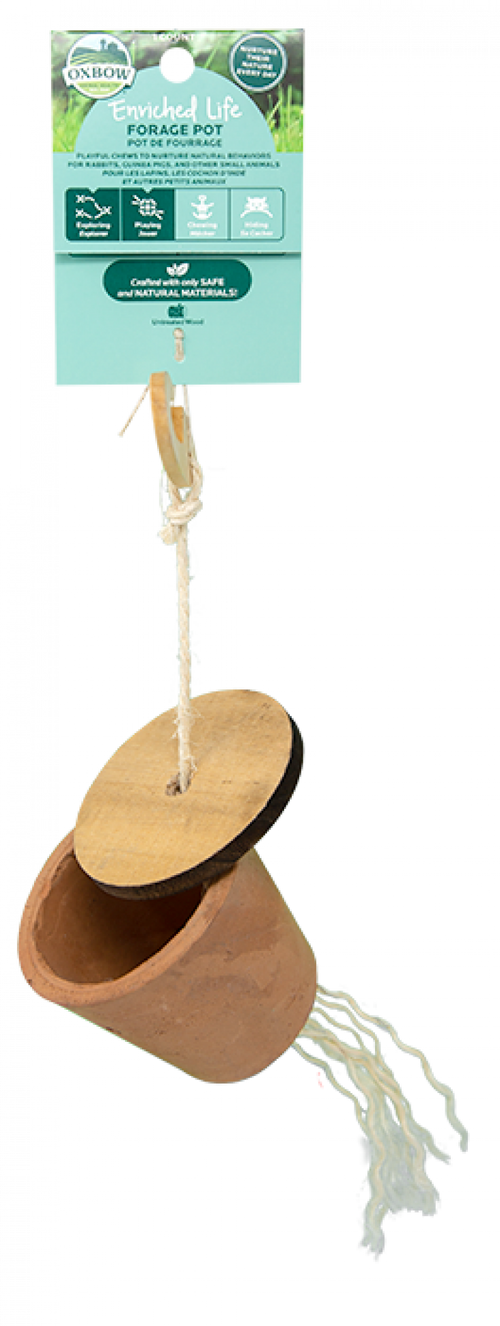 Oxbow Enriched Life Forage Pot Small Animal Chew Toy