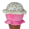 Petlou 10 Inch Ice Cream Plush Dog Toy