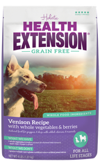 Health Extension Grain Free Venison Recipe Dog Food