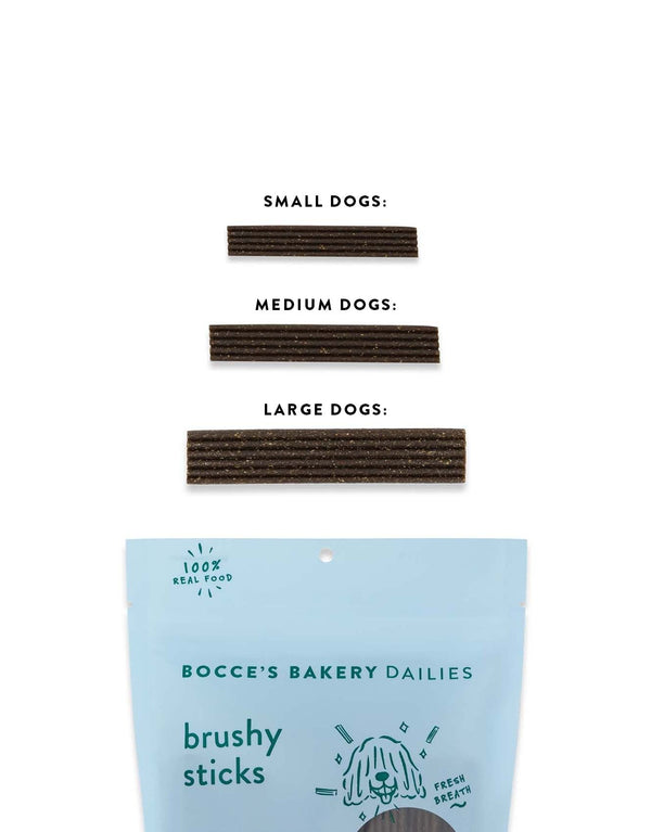 Bocce's Bakery Brushy Sticks Dental Dog Treats