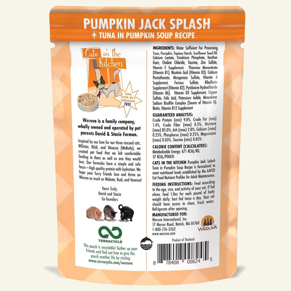 Weruva Cats in the Kitchen Pumpkin Jack Splash Pouch Cat Food