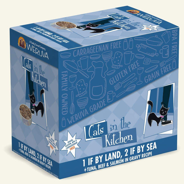 Weruva Cats in the Kitchen 1 If By Land, 2 If By Sea Pouch Cat Food