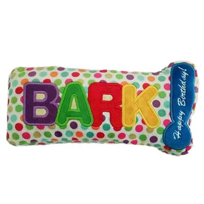 Petlou 9 Inch Bark Plush Dog Toy