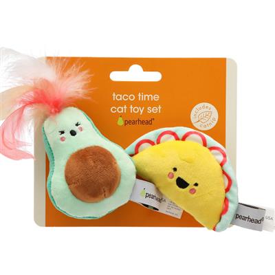 Pearhead Taco Set of 2 Cat Toys