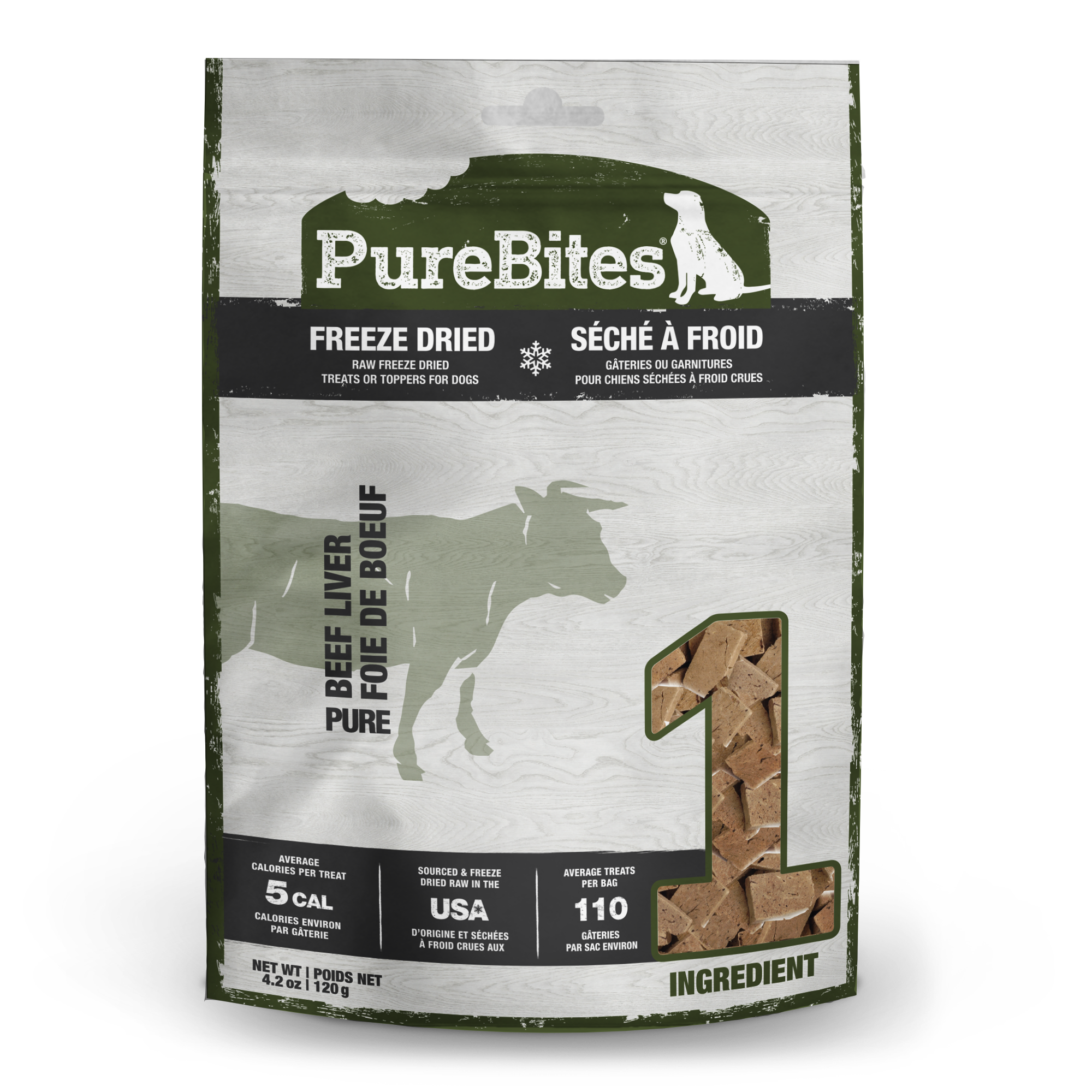 Purebites Beef Liver Freeze Dried Dog Treats