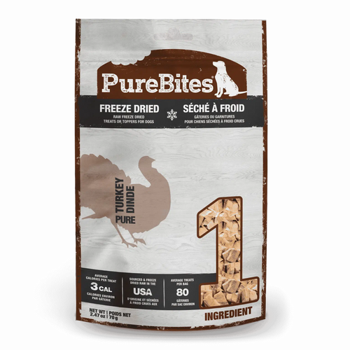 Purebites Turkey Freeze Dried Dog Treats