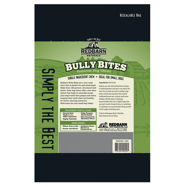 Redbarn Naturals Bully Bites Dog Treats
