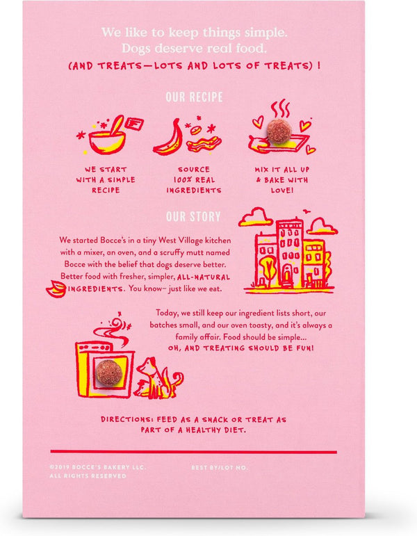 Bocce's Bakery Crispies Banana & Bacon Dog Treats